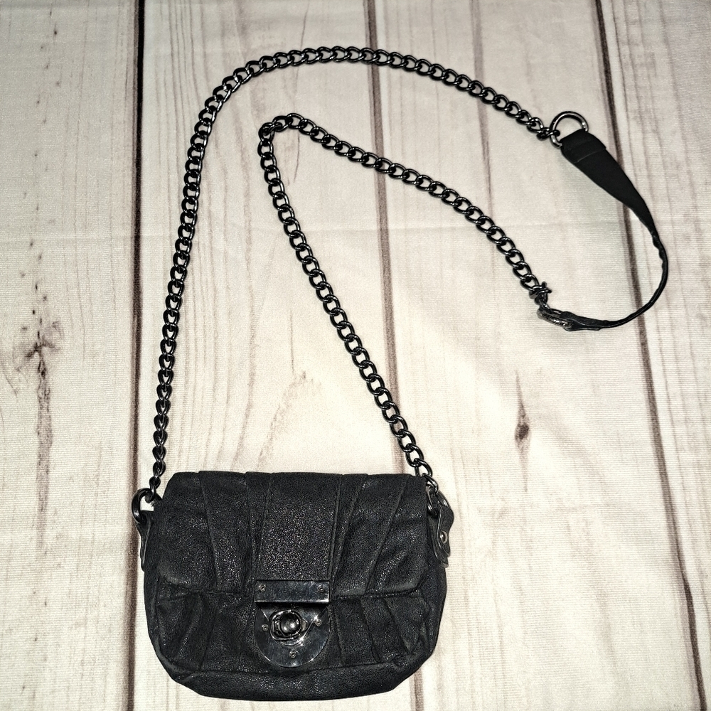 3 FOR 12 SALE APT.9 Mini  Purse Chain-Strap Flap-Turn-Lock Distressed